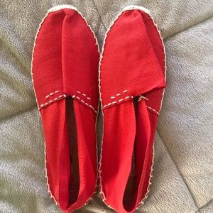 Red Espadrilles